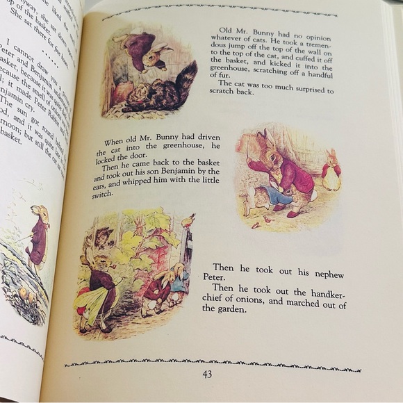 Beatrix Potter Tales of Peter Rabbit & His Friends 🐰🐰🐰 Hardcover Picture Book - Picture 7 of 10